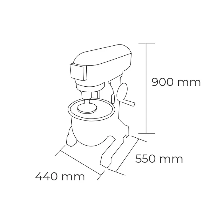 Batidora 30lts Maigas – miniatura 4