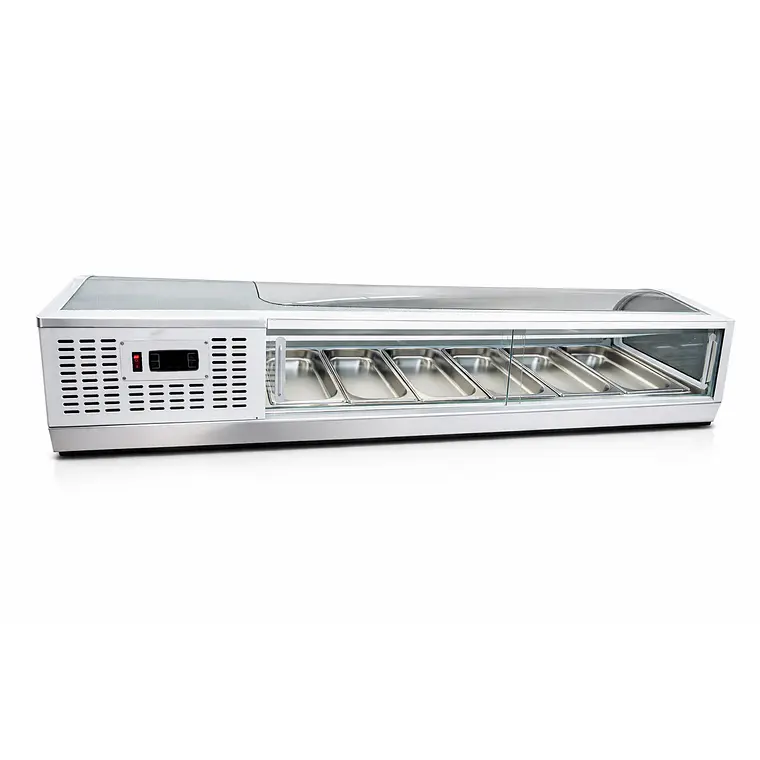 Vitrina de Sushi Curva 1529 mm. Blanca Maigas CS62B – miniatura 3