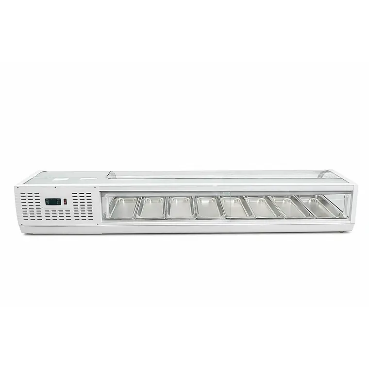 Vitrina de Sushi Curva 1800 mm. Blanca Maigas CS132B – miniatura 3