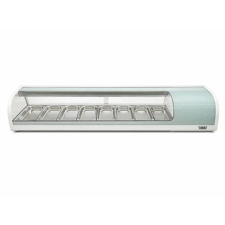 Vitrina de Sushi Curva 1800 mm. Blanca Maigas CS132B – miniatura 2