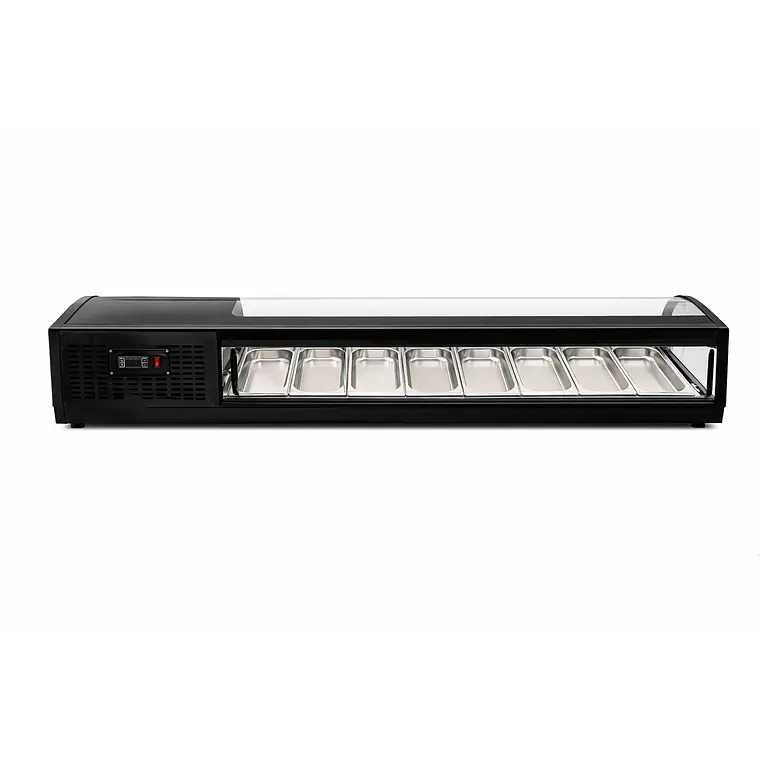 Vitrina de Sushi Curva 1800 mm. Negra Maigas CS132N – miniatura 3