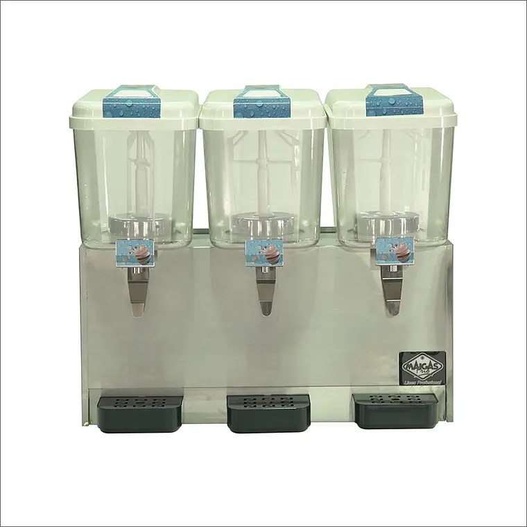 Dispensador De Jugos 3 Depósitos De 18 Lts Maigas. – miniatura 2