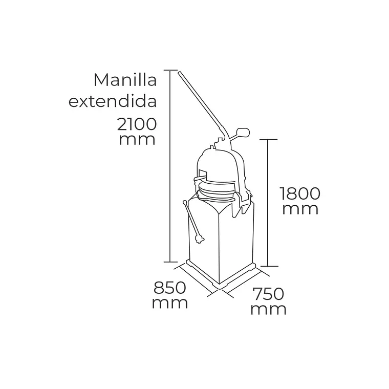 Ovilladora de Masa Sinmag 60 a 100 g 220 V Monofásica Maigas – miniatura 2