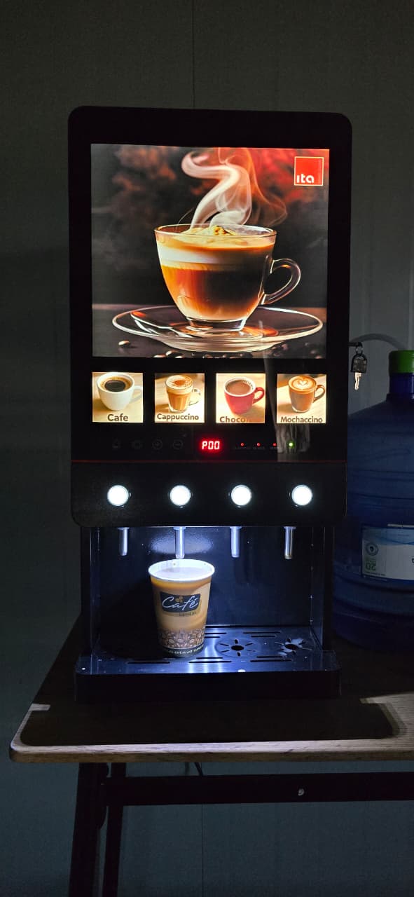 Máquina Expendedora de Café Instantáneo 4 Sabores ITA – miniatura 3