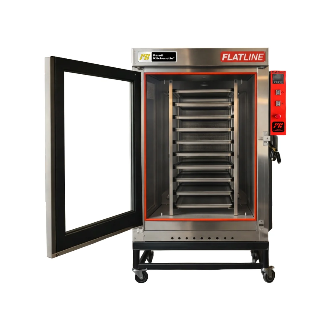 Horno Convector a Gas Flatline 10 Bandejas PARETI – miniatura 3