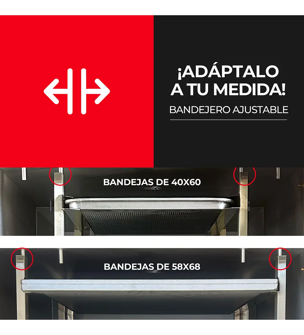 Horno Convector a Gas Flatline 10 Bandejas PARETI – miniatura 4