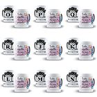 26 Arte para Caneca Alfabeto Monograma Flores em CorelDraw + Jpg  1