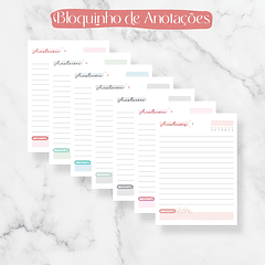 Arquivo para Planner Diário. Mensal e Semanal em Pdf 