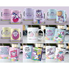 59 Artes para Caneca Unicórnio e Gatinhos Editável em Corel Draw ou Photoshop 2