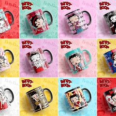 13 Artes Caneca Betty Boop Editável em Photoshop
