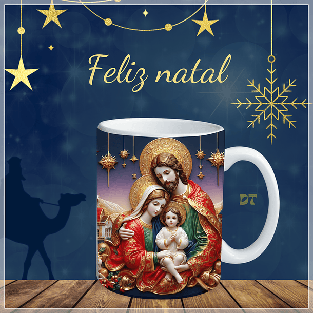 10 Artes para Caneca Presépio 3D Arquivo em Jpg 4