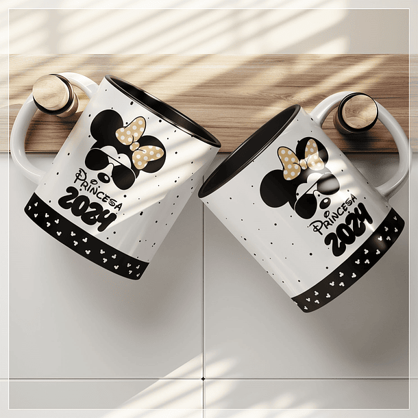 21 Artes para Caneca e Camisa Disney Ano Novo 2024 Arquivo em Png 6