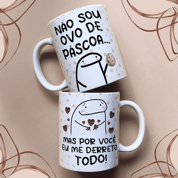 12 Artes Caneca Flork Páscoa Editável Corel Draw + Png 9