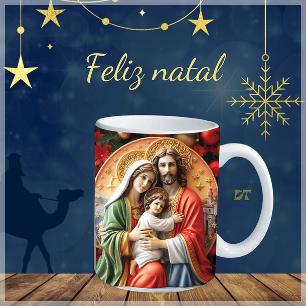 10 Artes para Caneca Presépio 3D Arquivo em Jpg 10