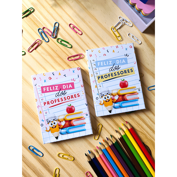 Arquivo para Caixinha Bloquinho Dia dos Professores em Pdf  4