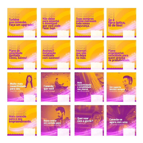 130 Artes para Provedor de Internet Mídias Sociais Editáveis Photoshop + Png 5