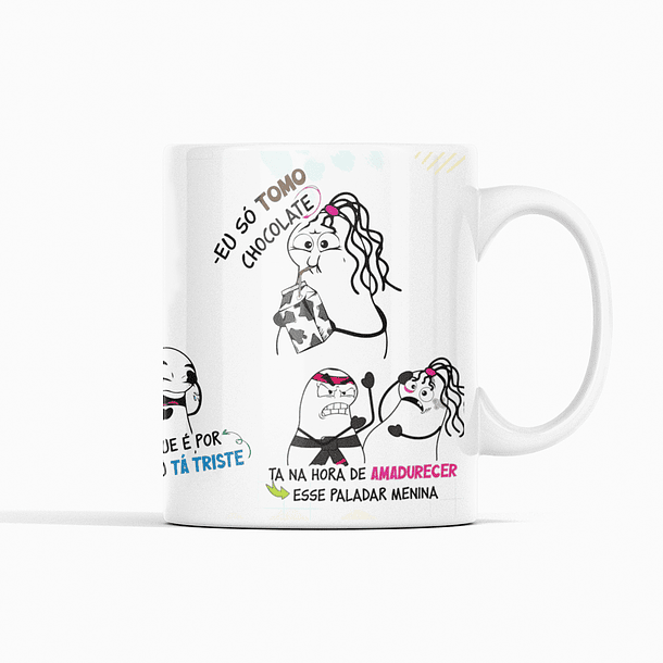 Artes Caneca Flork Amanhã de Manhã Você Vai Acordar Arquivo Png 2