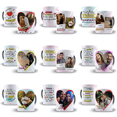 20 Artes Caneca Dia dos Namorados Editável Cdr + Png