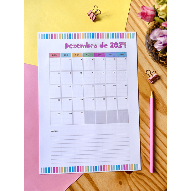 Arquivo Planner Professora A4 2024 em Pdf 3