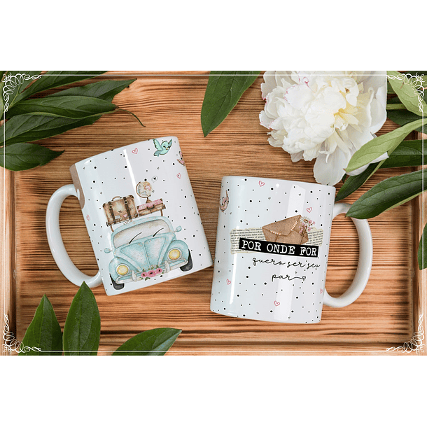 11 Artes para Caneca Dia dos Namorados em Corel Draw 6