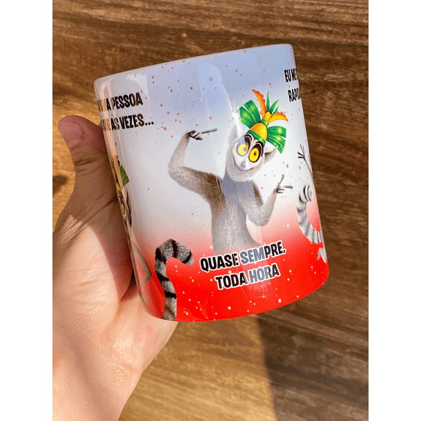 Arte Caneca Eu sou uma Pessoa boa, só que as vezes... Rei Julien Arquivo Png 5