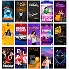 Artes Mídias Sociais Black Friday Editáveis Photoshop 2