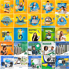 215 Artes Mídias Sociais Provedor de Internet Editáveis Photoshop + Png 1