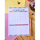 Arquivo Planner Mensal A4 2024 em Pdf 12