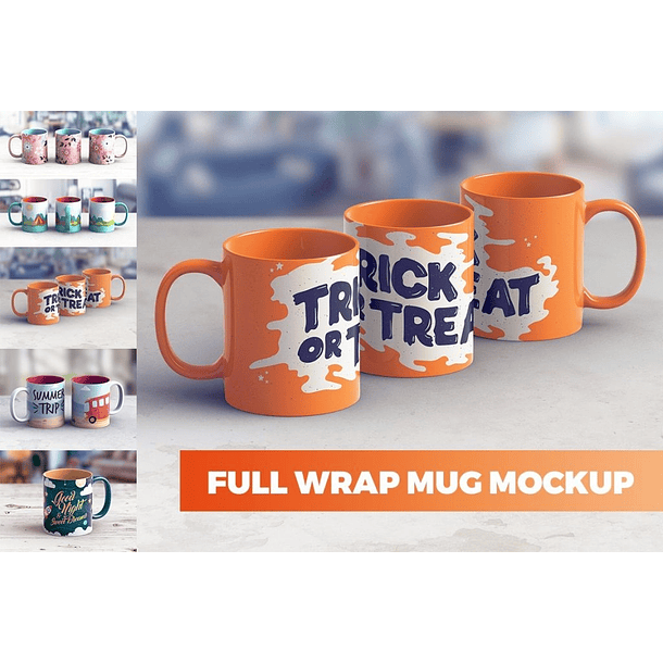 Mockup para Caneca Modelo 5 em Photoshop 1
