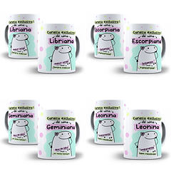 12 Artes Caneca Flork Signos 3.0 Arquivos Sublimação Jpeg