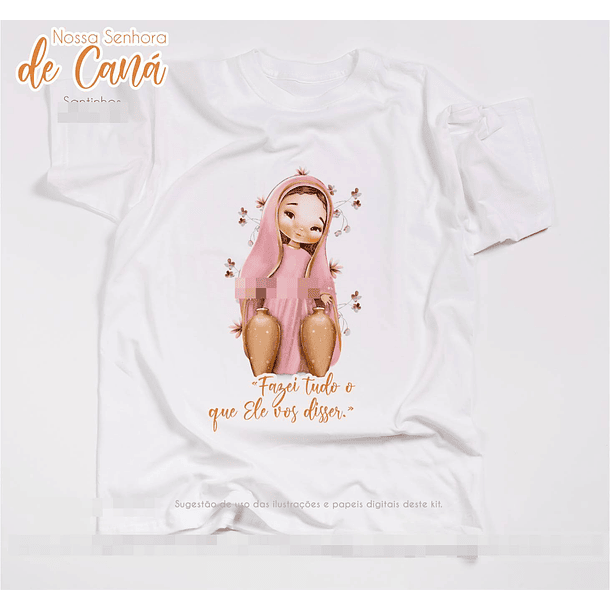 Kit Digital Nossa Senhora de Caná em Png 5