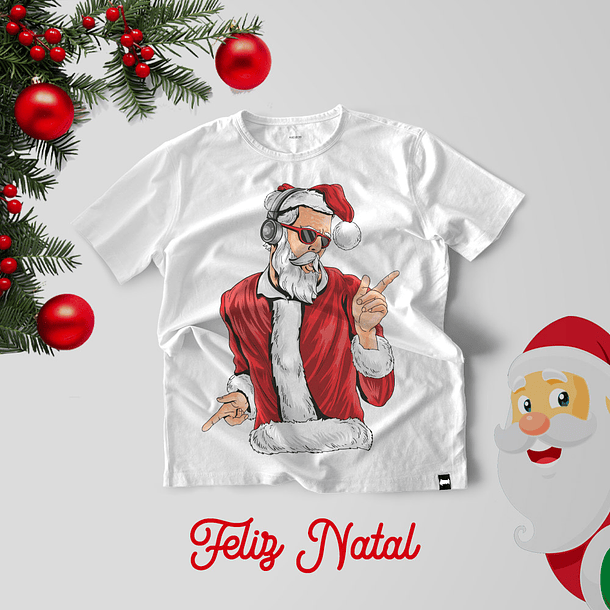 30 Artes para Camisa Papai Noel Natal Arquivo Editável  3