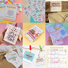 Tags e Cartões de Agradecimento ao Cliente Arquivo em Jpge/Png