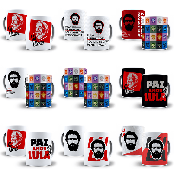 19 Artes Caneca Lula Eleições Política Sublimação Arquivos Png 2