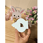 Arquivo de Corte Coelhinho com Alça Páscoa em Pdf  6