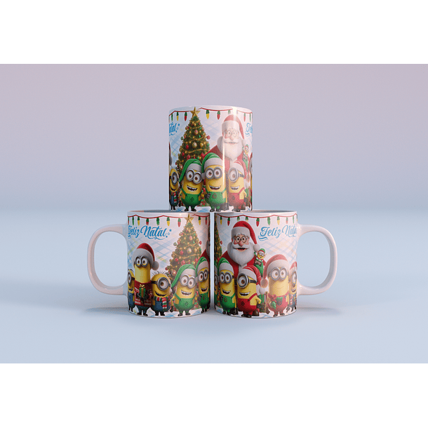 37 Artes para Caneca Natal Personagens Arquivo em Jpg 10