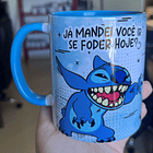7 Artes para Caneca Stich Cansado Arquivo em Jpg 11