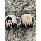 Arte para Caneca Alfabeto Mãozinha Wandinha Jenna Ortega em Jpg 6