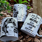 10 Artes para Caneca e Azulejo Dia da Mulher Minimalista Arquivo Editável 9