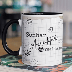 10 Arte para Caneca Frase Motivacional Seja Forte em Corel Draw