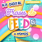 Kit Digital Frases do Feed em Png 1