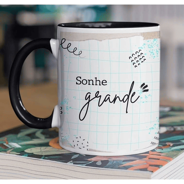 10 Arte para Caneca Frase Motivacional Seja Forte em Corel Draw 5