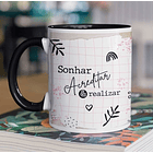 10 Arte para Caneca Frase Motivacional Seja Forte em Corel Draw 8