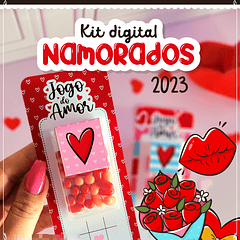 Kit Digital Dia dos namorados em Png 