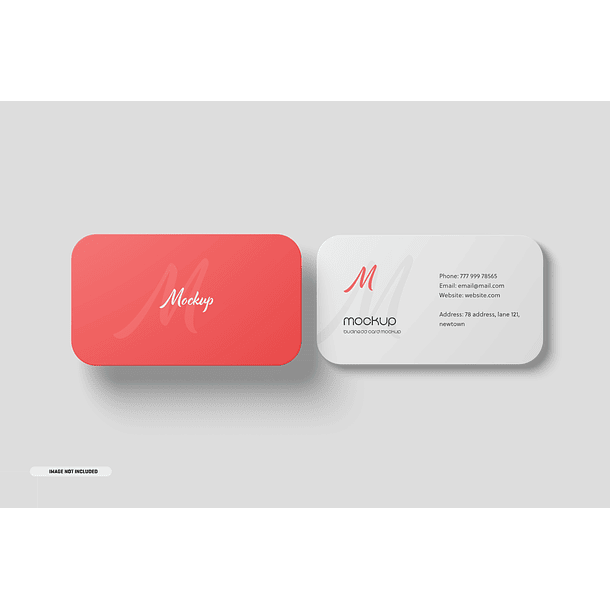 Mockup para Cartão de Visita Modelo 7 em Photoshop  6