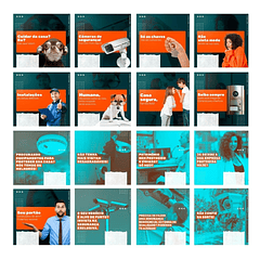 130 Artes para Segurança Eletrônica Mídias Sociais Editáveis Photoshop + Png