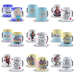 140 Artes para Sublimação Dia dos Avós em CorelDraw