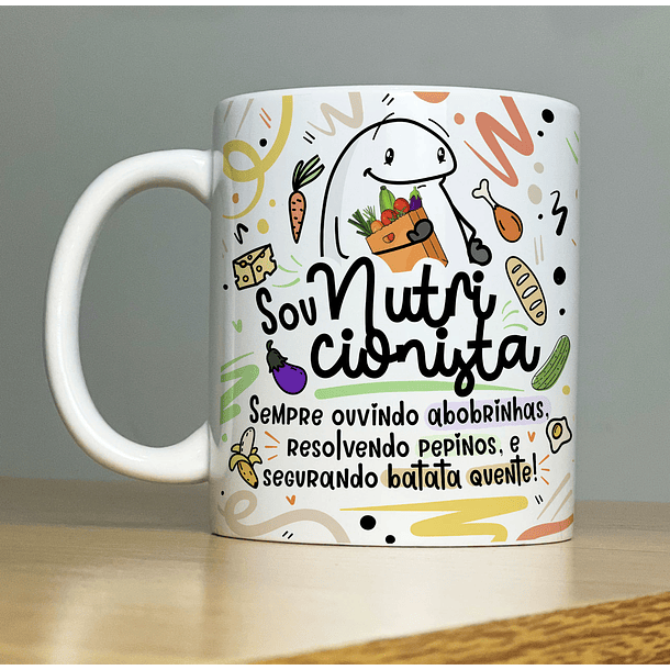 Arte Caneca Sou Nutricionista Flork Profissão Arquivo Png