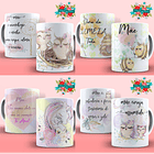 15 Artes Caneca Dia das Mães Editável em Corel Draw + Png 2