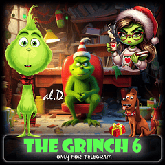 Kit Digital Grinch Natalino Completo Arquivos em Png  